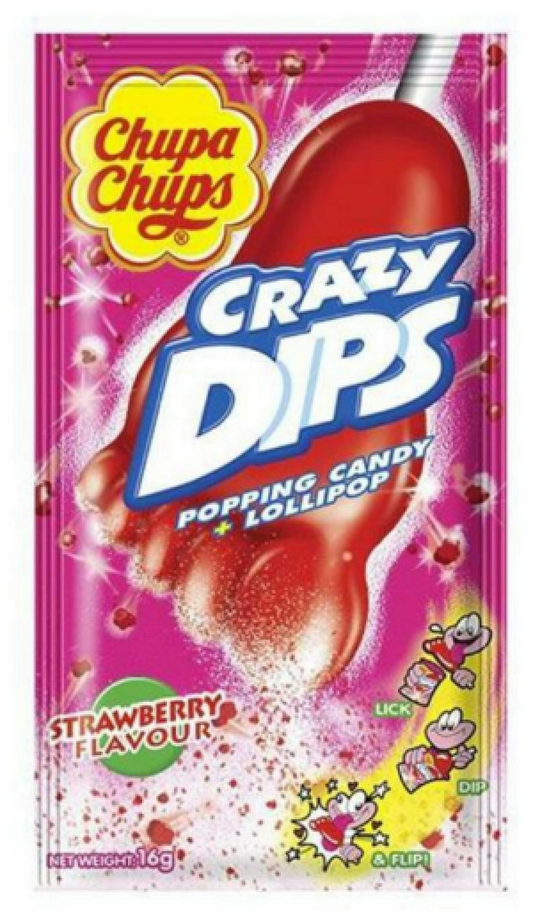 Chupa Chups Crazy Dips Strawberry