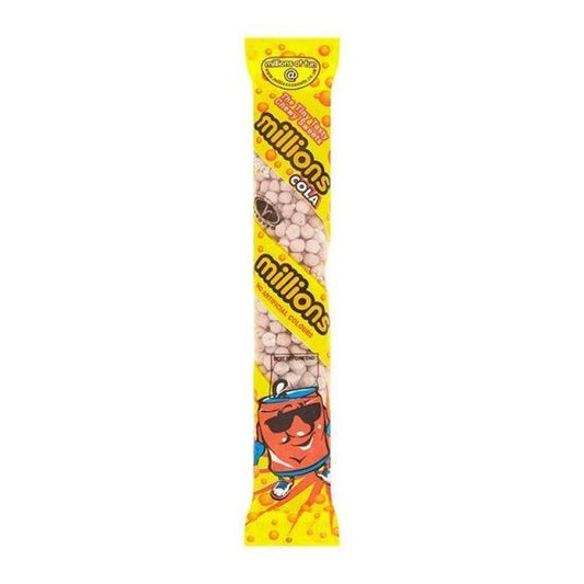 Millions tube de bonbons goût Cola 55 Gr