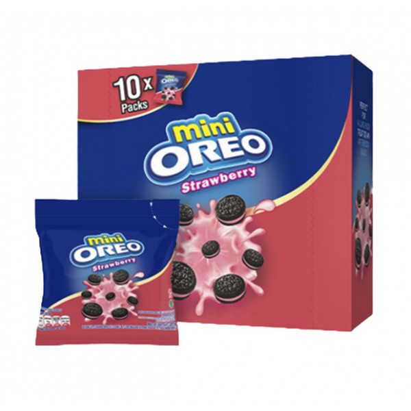 Mini oreo Fraise 204gr