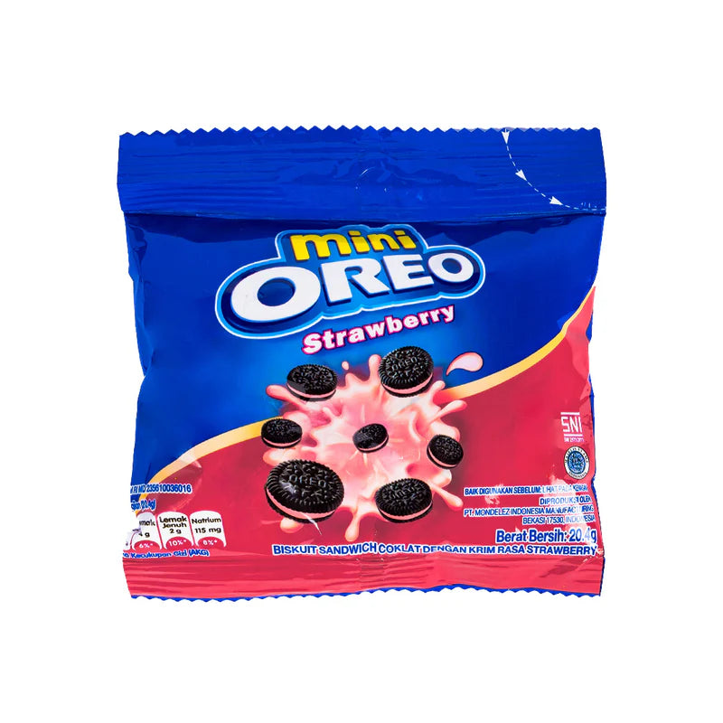 Mini oreo Fraise 204gr